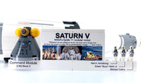 Saturn 5 space rocket display bricks