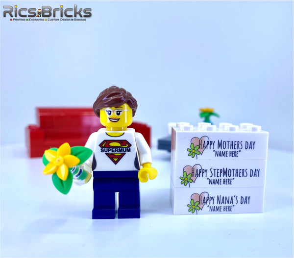 Mothers day 2021 Minifig and Personalized brick